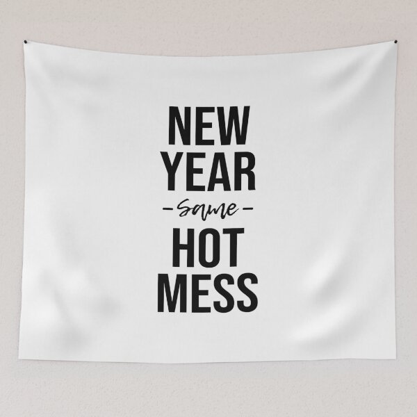 Item preview, New Year Same Hot Mess 2021 designed and sold by kindxinn.