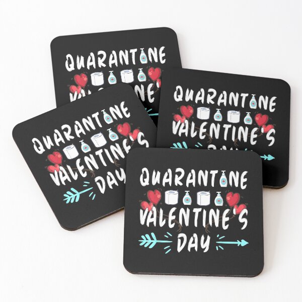 Item preview, Valentine’s Day 2021 Quarantined - Happy Valentines day love Hearts (2021) designed and sold by PrintexDesigns.