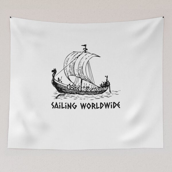 Item preview, Viking Ship -Sailing Worldwide designed and sold by NoelNimmad.