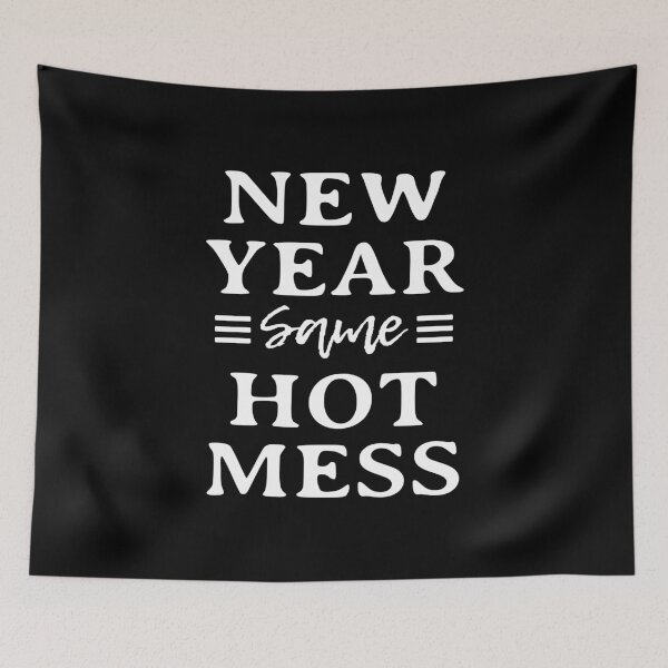 Item preview, New Year Same Hot Mess 2021 designed and sold by kindxinn.