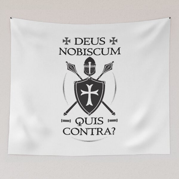Item preview, Deus Nobiscum Quis Contra? designed and sold by MedievalWear.