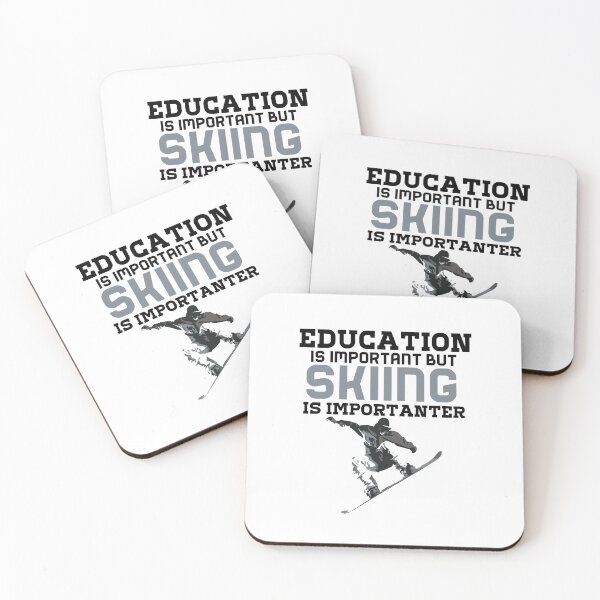 Artikelvorschau, Bildung ist wichtig, aber Skifahren ist wichtiger entworfen und verkauft von Tawfiktyson.
