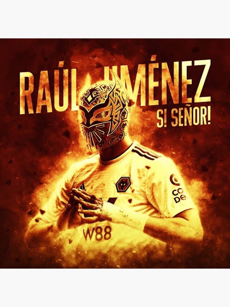 Raul Jimenez Jersey  Spiral Notebook for Sale by SmithKarend