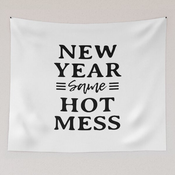 Item preview, New Year Same Hot Mess 2021 designed and sold by kindxinn.