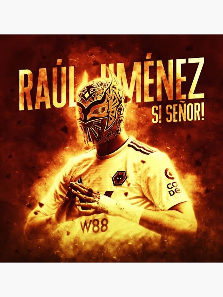 Raul Jimenez Jersey Art Board Print for Sale by Zgjimi17