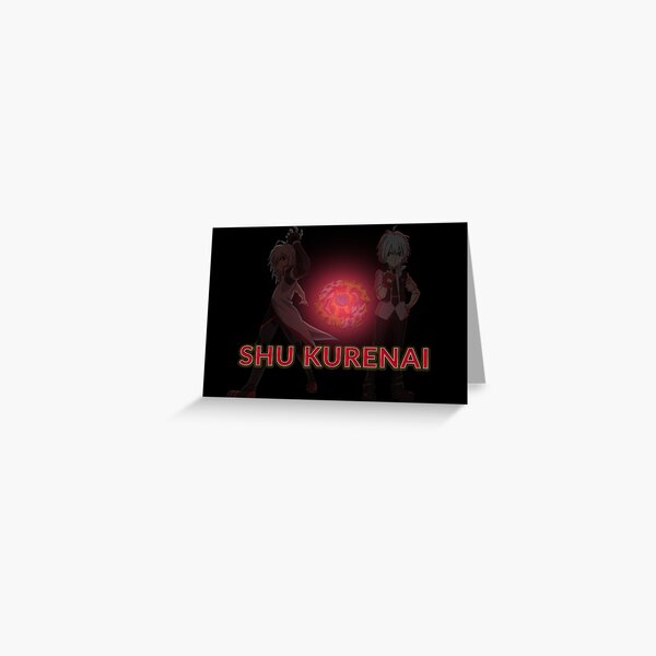 Shu Kurenai - Beyblade Greeting Card by Nayori
