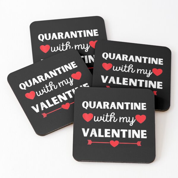 Item preview, Valentine’s Day 2021 Quarantined - Happy Valentines day love Hearts (2021) designed and sold by PrintexDesigns.