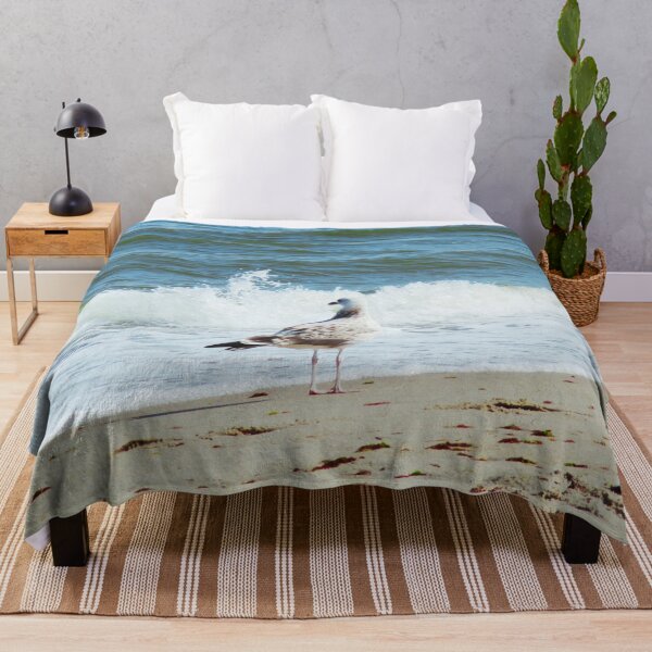 Item preview, Sea gull standing and looking thoughtfully at the sea, natural background designed and sold by helenkaiy.