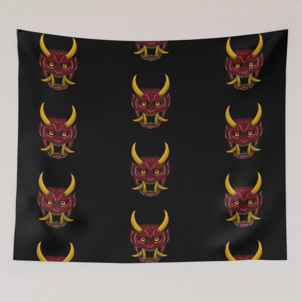 Item preview, Oni mask  designed and sold by Purplepugprints.