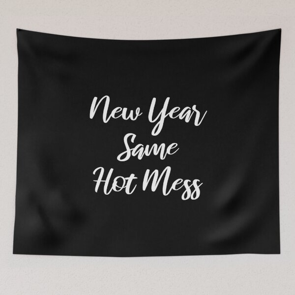 Item preview, New Year Same Hot Mess 2021 designed and sold by kindxinn.