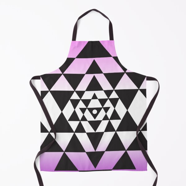 Item preview, Sri Yantra triangles purple designed and sold by Milan Sensiart.