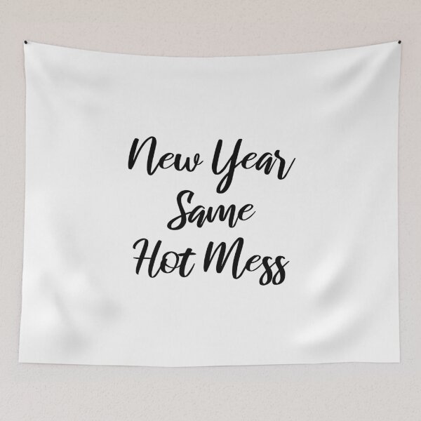 Item preview, New Year Same Hot Mess 2021 designed and sold by kindxinn.