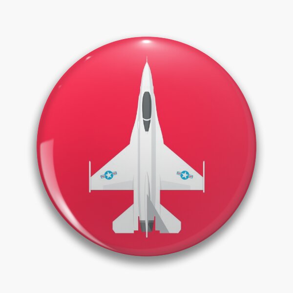 Item preview, F-16 Falcon Fighter Jet Aircraft - Carmesí designed and sold by VoodooCircus.