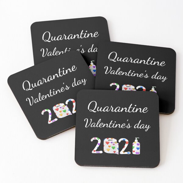 Item preview, Valentine’s Day 2021 Quarantined - Happy Valentines day love Hearts (2021) designed and sold by PrintexDesigns.