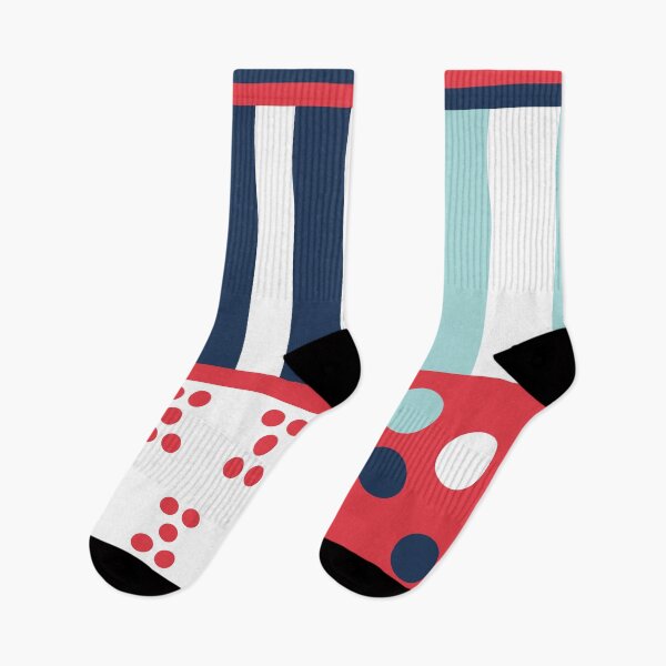 Item preview, STRIP SOCKS with DOT designed and sold by Seimbangseirama.