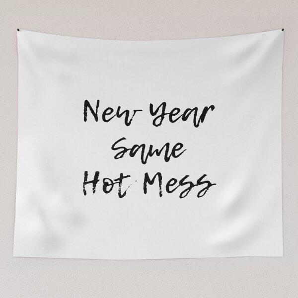 Item preview, New Year Same Hot Mess 2021 designed and sold by kindxinn.