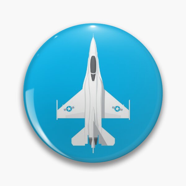 Item preview, F-16 Viper Fighter Jet Aircraft - Cyan designed and sold by VoodooCircus.