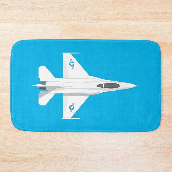 Item preview, F-16 Viper Fighter Jet Aircraft - Cyan designed and sold by VoodooCircus.