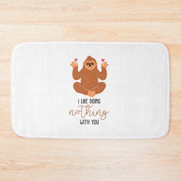 Item preview, i like doing nothing with you funny sloth valentines day designed and sold by happinestSHOP.