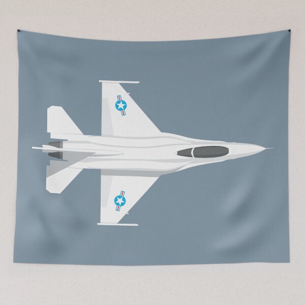 Item preview, F-16 Viper Fighter Jet Aircraft - Slate designed and sold by VoodooCircus.
