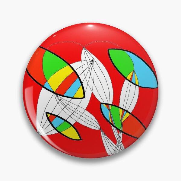 Item preview, Organic objects - 4 colors on Red Board designed and sold by Istvan Ocztos.