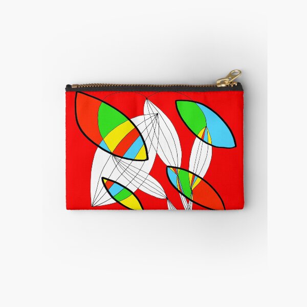 Item preview, Organic objects - 4 colors on Red Board designed and sold by Istvan Ocztos.