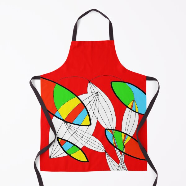 Item preview, Organic objects - 4 colors on Red Board designed and sold by Istvan Ocztos.