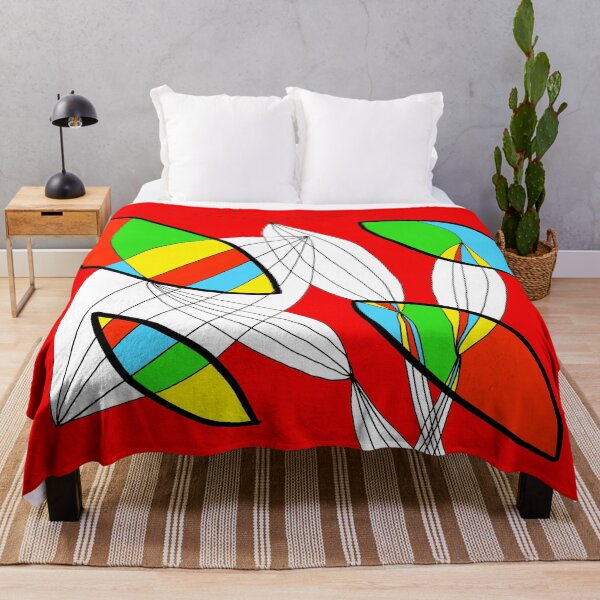 Item preview, Organic objects - 4 colors on Red Board designed and sold by Istvan Ocztos.