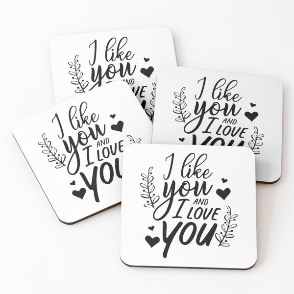 Item preview, i like you and i love you funny couple saying valentines day designed and sold by happinestSHOP.