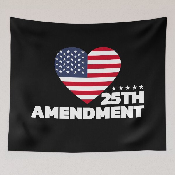 Item preview, 25TH AMENDMENT, IMPEACH TRUMP, ANTI TRUMP, USAF FLAG HEART designed and sold by TheFirstOne.