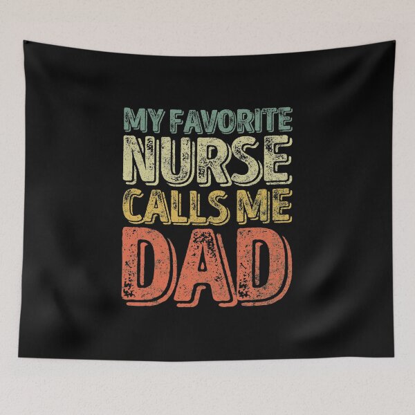 Item preview, My Favorite Nurse Calls Me Dad Shirt Christmas Gift Nurse designed and sold by KuznecovaDesign.
