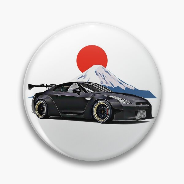 Item preview, R35 GTR Custom Fuji JDM Japan Print designed and sold by Auto-Prints.