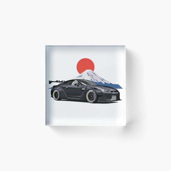 Item preview, R35 GTR Custom Fuji JDM Japan Print designed and sold by Auto-Prints.