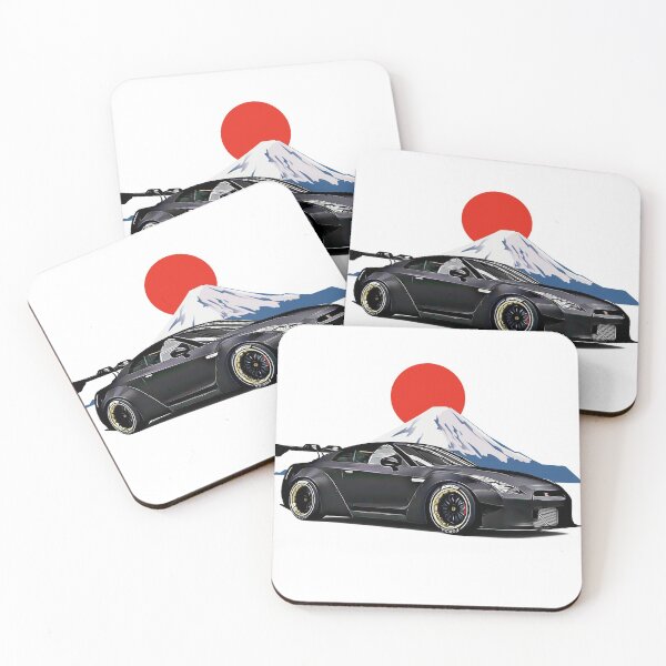 Item preview, R35 GTR Custom Fuji JDM Japan Print designed and sold by Auto-Prints.