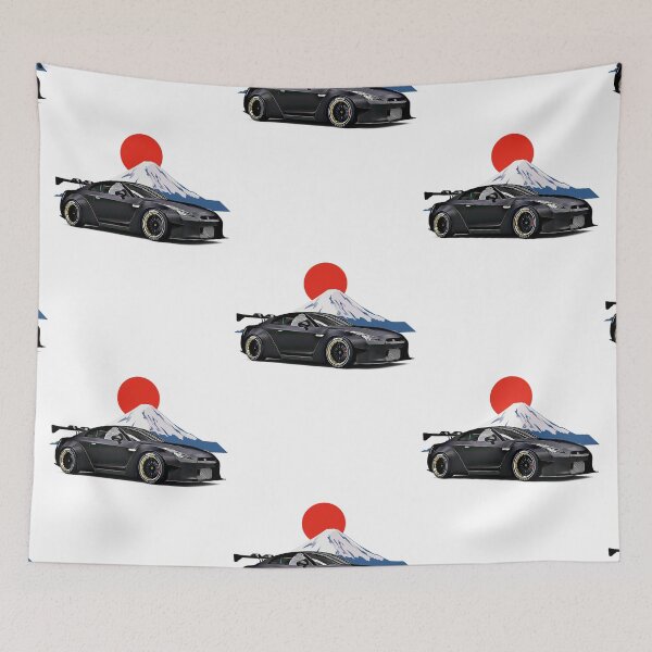 Item preview, R35 GTR Custom Fuji JDM Japan Print designed and sold by Auto-Prints.