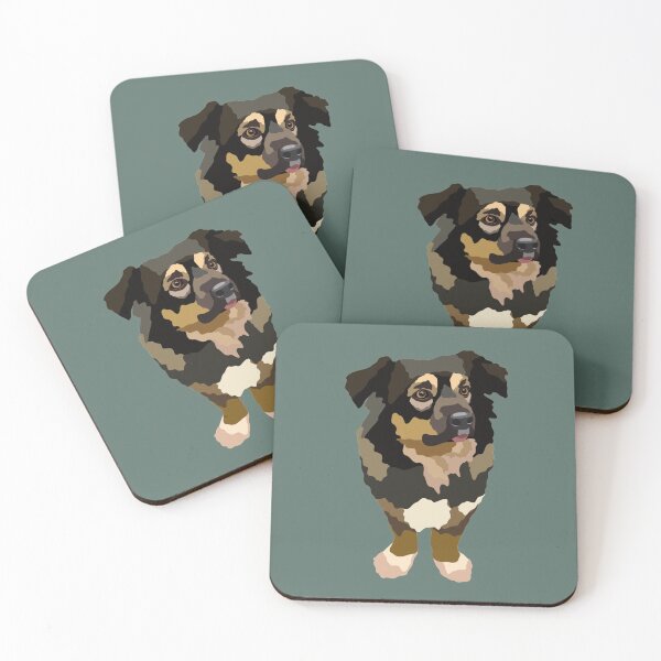 Item preview, Romanian Rescue Puppy Dog Portrait Digital Illustration designed and sold by sherylwylie.