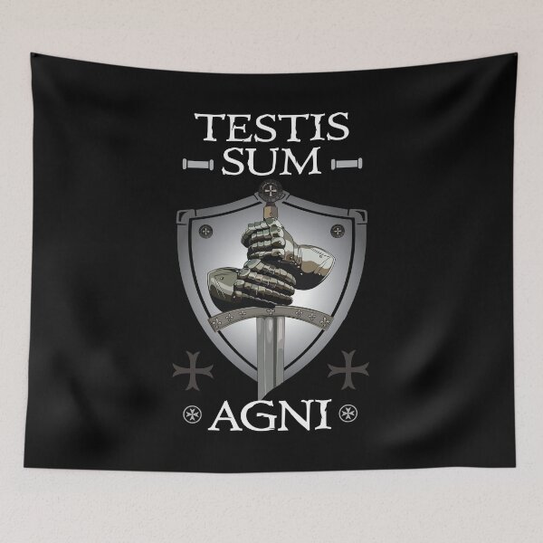 Item preview, Testis Sum Agni designed and sold by MedievalWear.