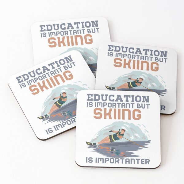 Artikelvorschau, Bildung ist wichtig, aber Skifahren ist wichtiger entworfen und verkauft von Tawfiktyson.