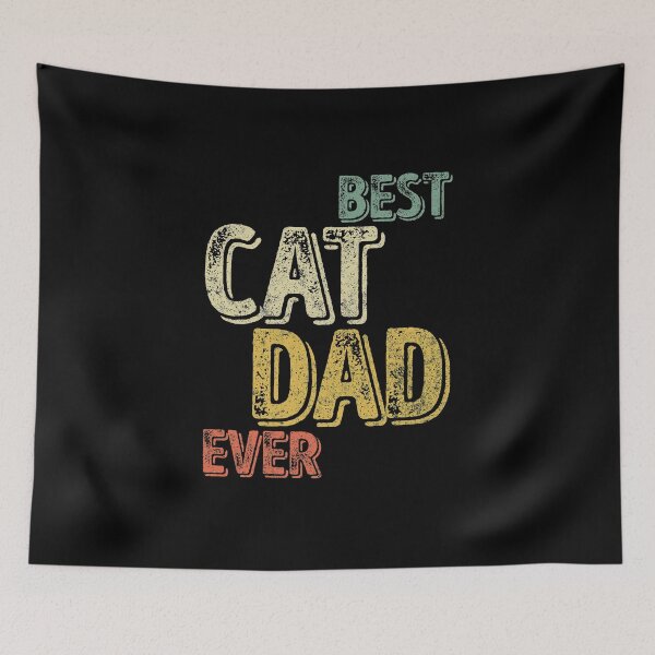 Item preview, Best Cat Dad Ever Shirt Funny Christmas Gift Father's Day designed and sold by KuznecovaDesign.