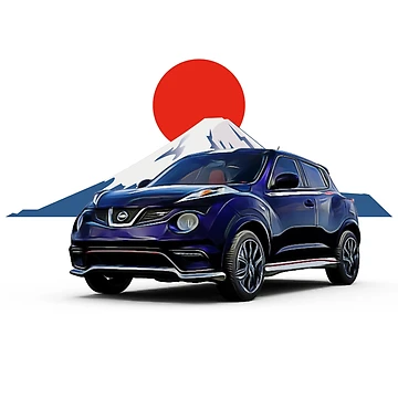 Artwork thumbnail, Juke R Fuji JDM Japan Print by Auto-Prints