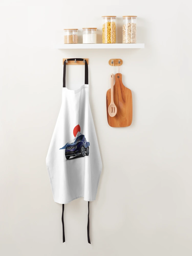 Thumbnail 4 of 6, Apron, Juke R Fuji JDM Japan Print designed and sold by Auto-Prints.