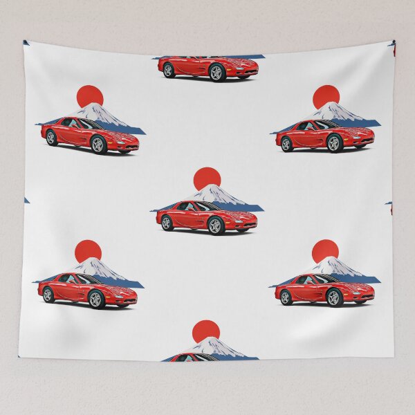 Item preview, RX7 Fuji JDM Japan Print designed and sold by Auto-Prints.
