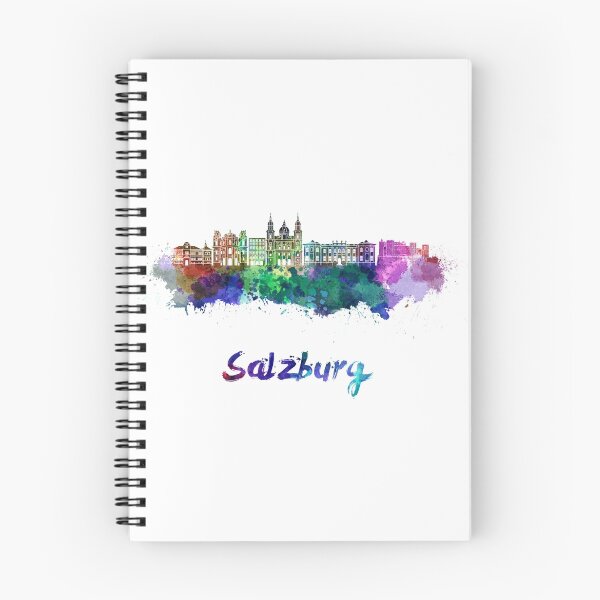 Item preview, Salzburg skyline in watercolor designed and sold by paulrommer.