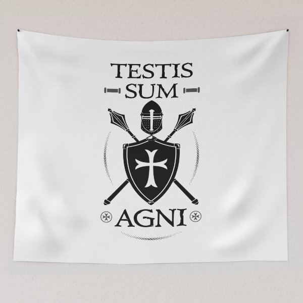Item preview, Testis Sum Agni designed and sold by MedievalWear.