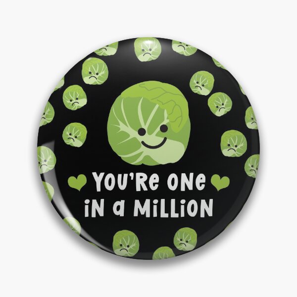 Item preview, One In A Million Brussels Sprout (White) designed and sold by VicEllisArt.
