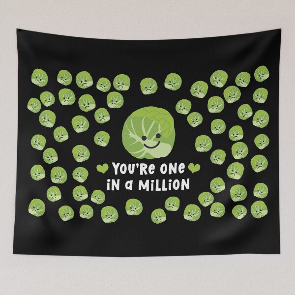 Item preview, One In A Million Brussels Sprout (White) designed and sold by VicEllisArt.