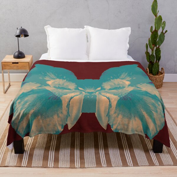 Item preview,  Lion hiding behind flowers-dark red background designed and sold by CSouissi.