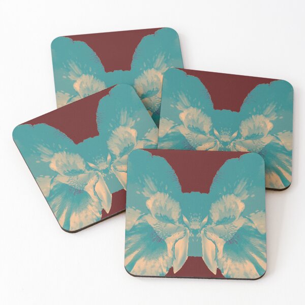 Item preview,  Lion hiding behind flowers-dark red background designed and sold by CSouissi.