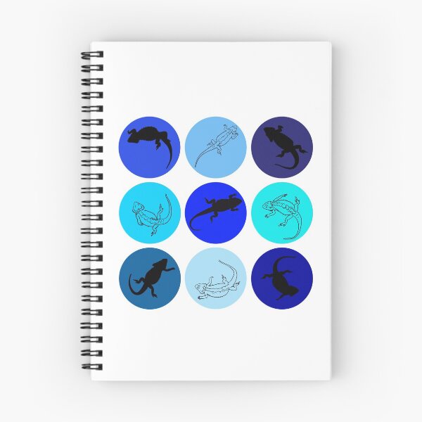 Item preview, Bearded Dragon on Blue Circles designed and sold by PrileyRileyArt.