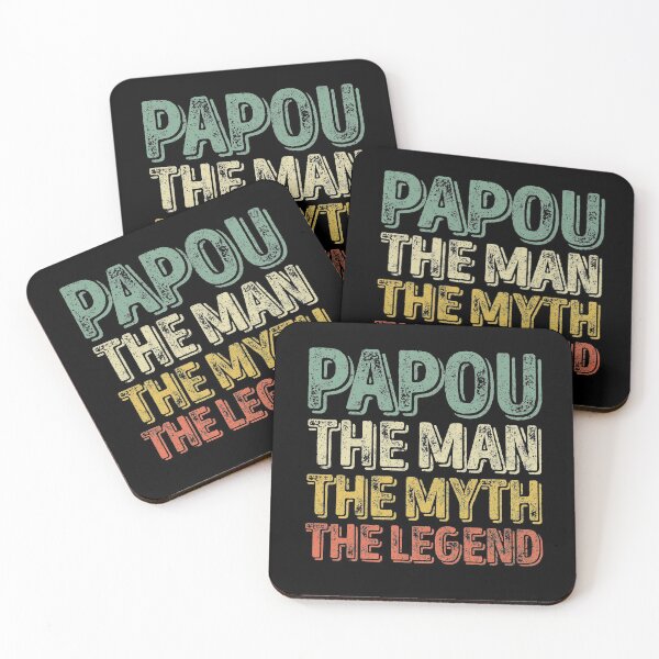 Item preview, Papou The Man The Myth The Legend Shirt Funny Christmas Gift designed and sold by KuznecovaDesign.
